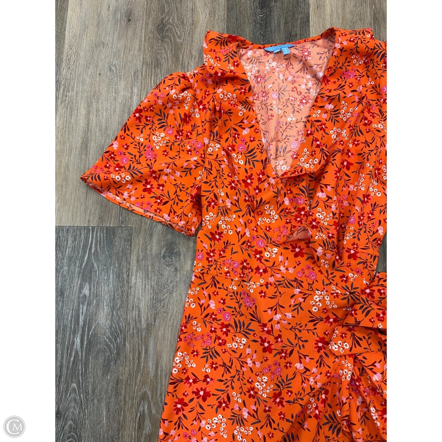 Dress Casual Midi By Draper James In Orange, Size: 8