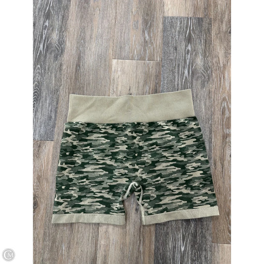 -Athletic Shorts By Blakeley In Camouflage Print, Size: 1x