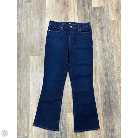 -Jeans Straight By Paige In Blue Denim, Size: 8