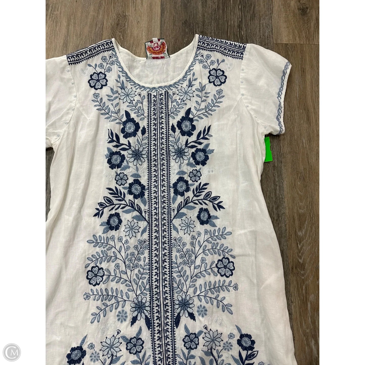 Dress Casual Short By Johnny Was In White, Size: L