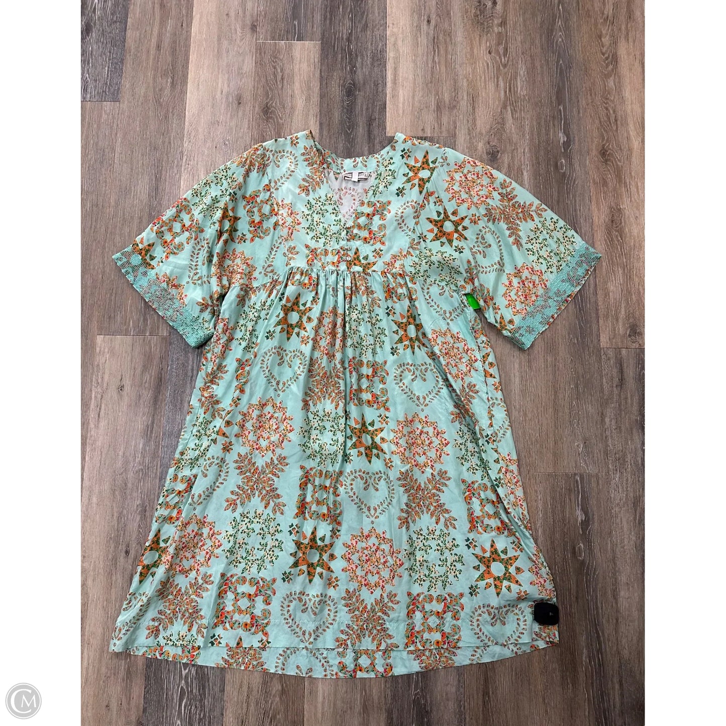 Dress Casual Maxi By Johnny Was In Blue, Size: L