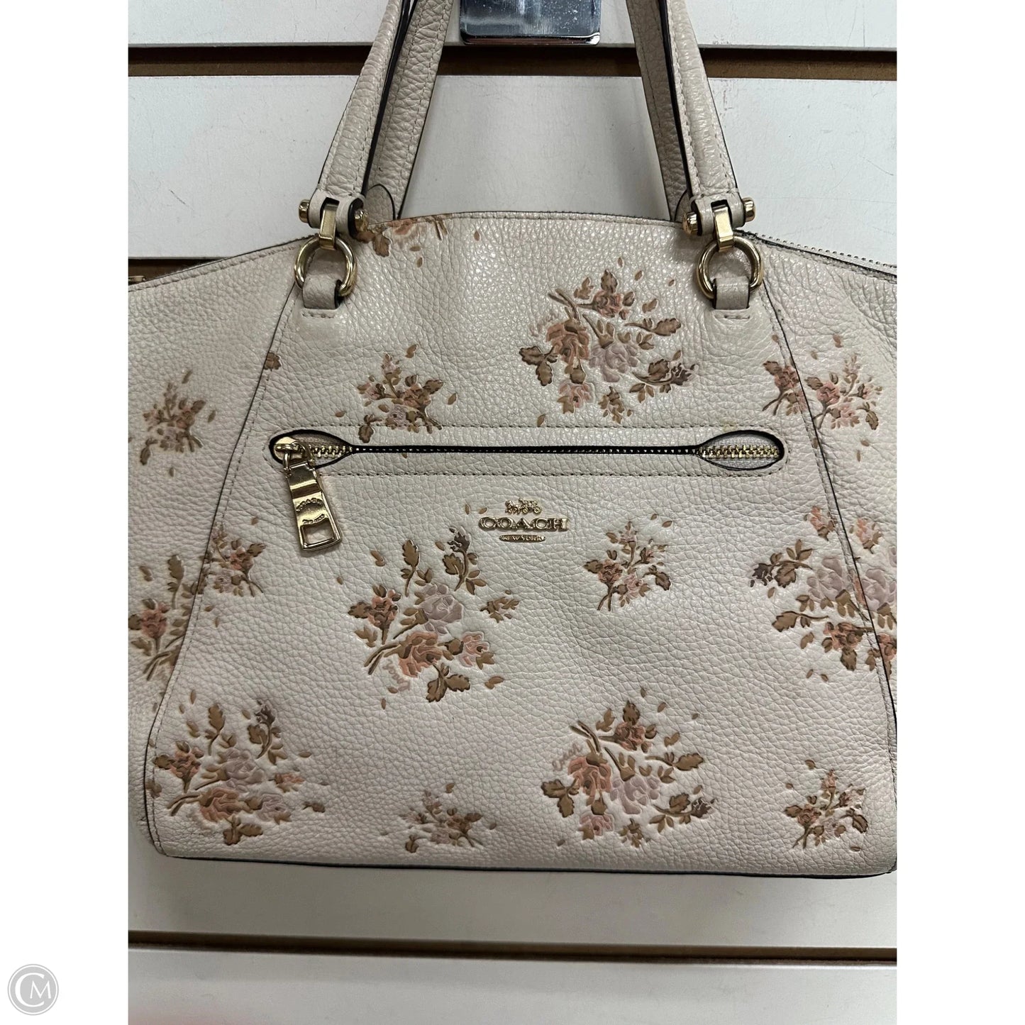 -Handbag Designer By Coach, Size: Medium