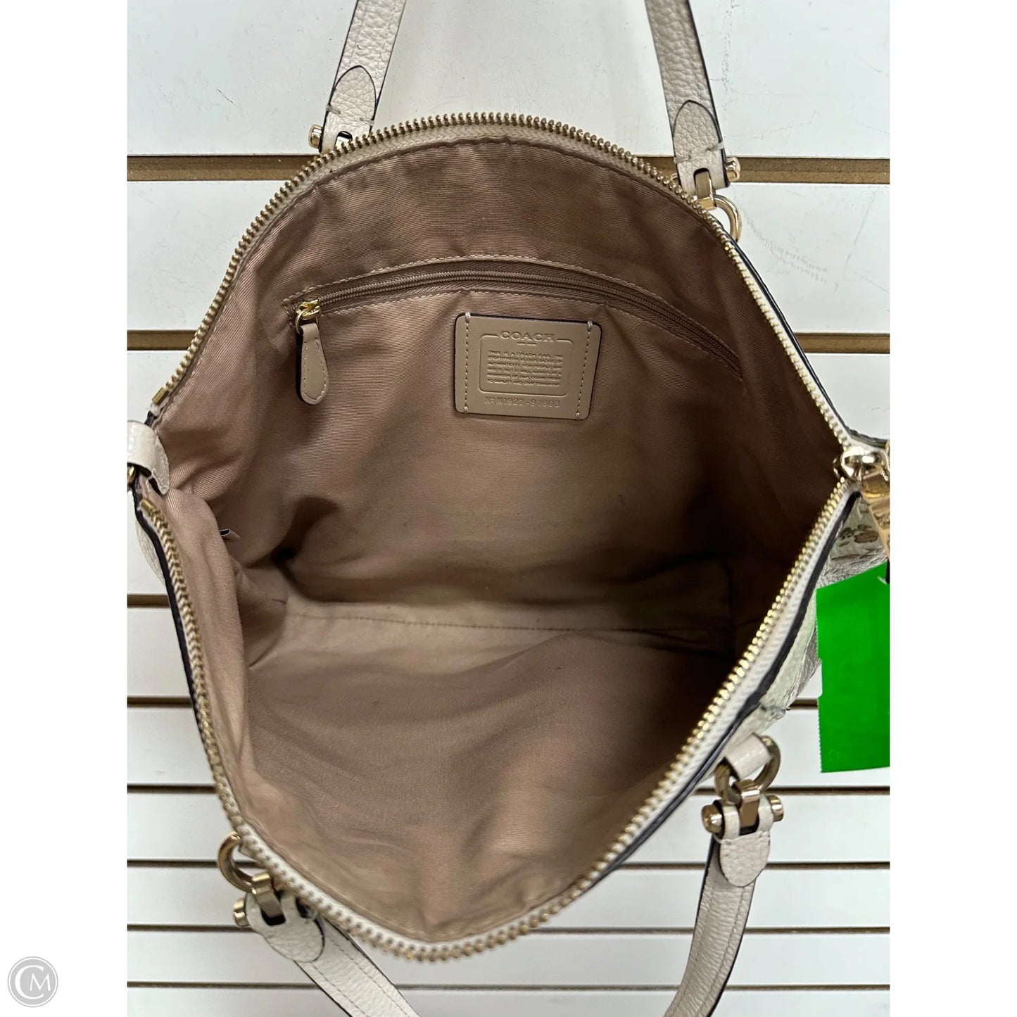 -Handbag Designer By Coach, Size: Medium