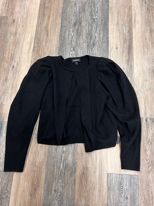 Sweater Cardigan By Express In Black, Size: M