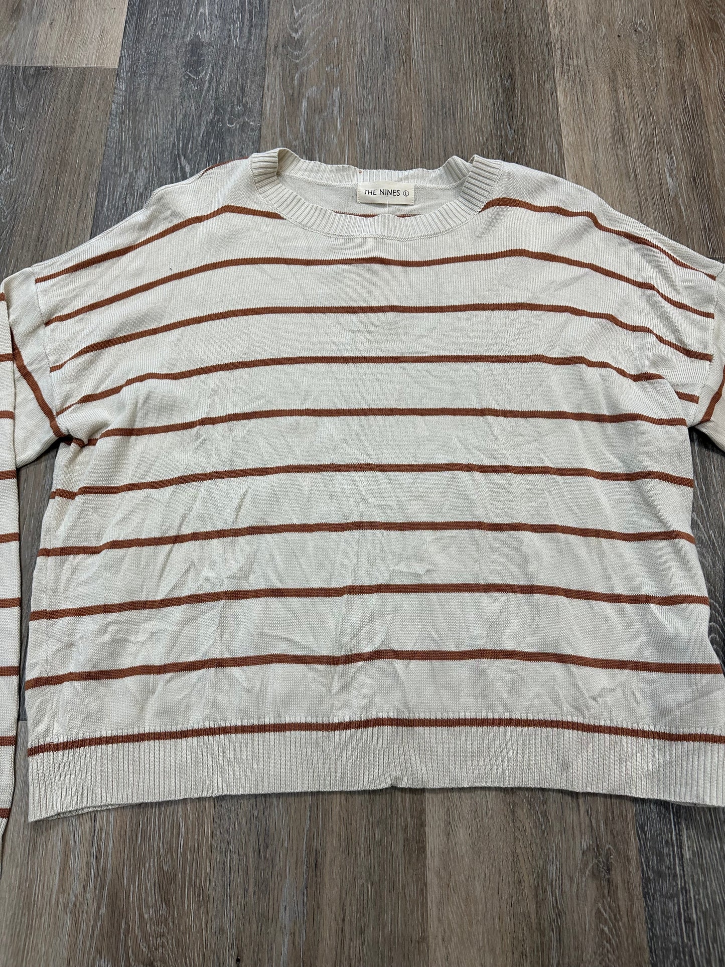 Sweater By The Nines In Striped Pattern, Size: L