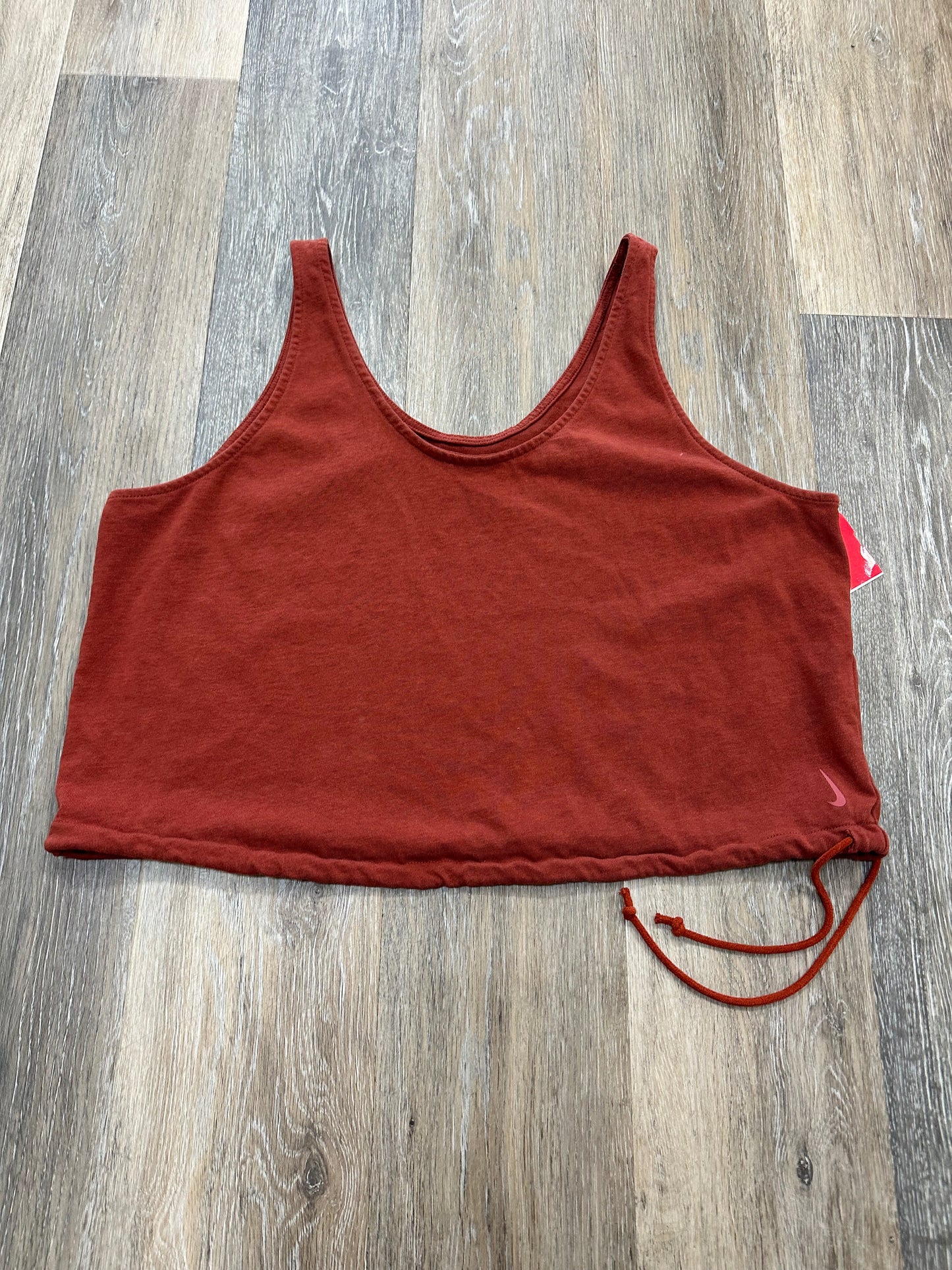 Orange Athletic Tank Top Nike Apparel, Size L