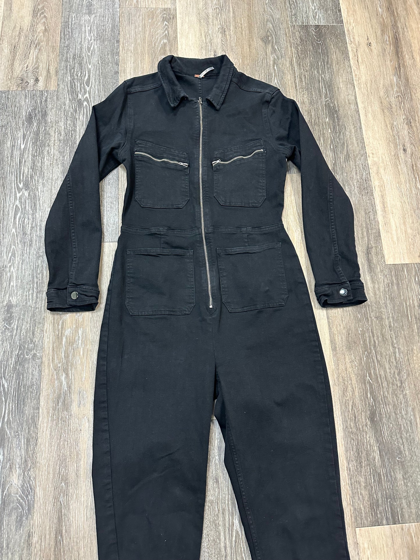 Jumpsuit By Free People In Black Denim, Size: L