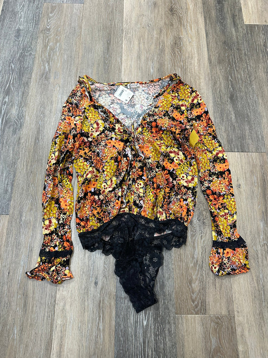 Bodysuit By Free People In Floral Print, Size: S