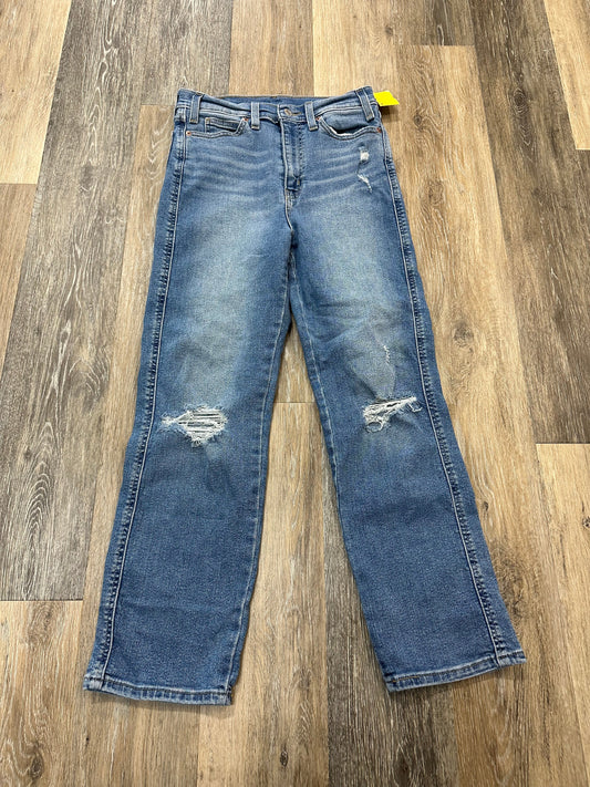 Jeans Straight By Levis In Blue Denim, Size: 4