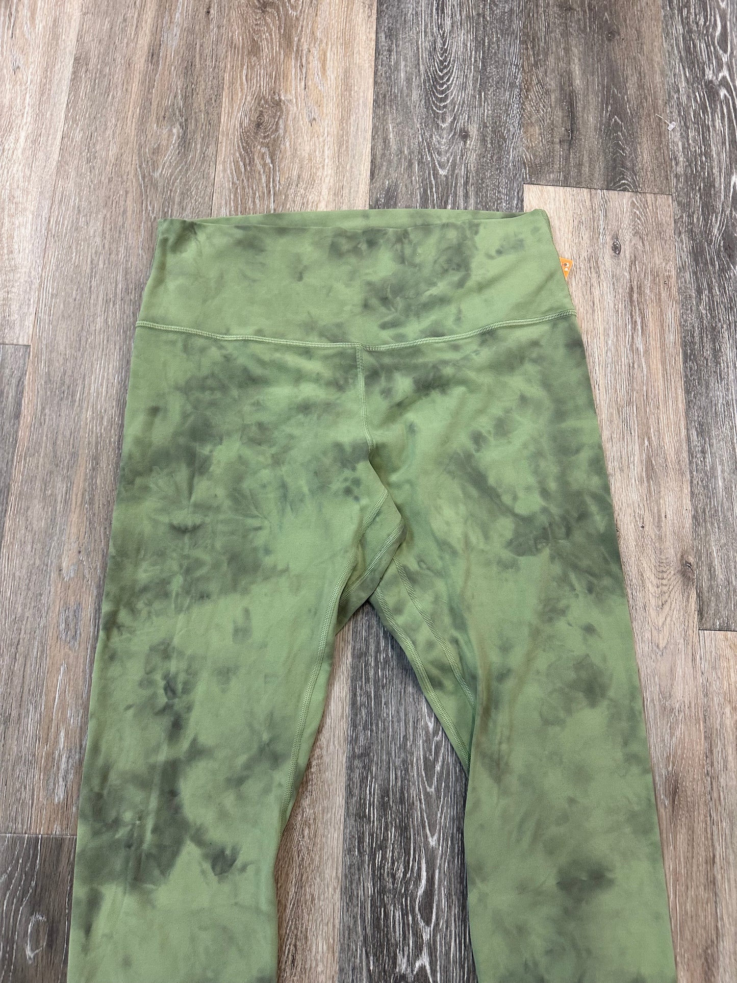 Athletic Capris By Lululemon In Green, Size: 12