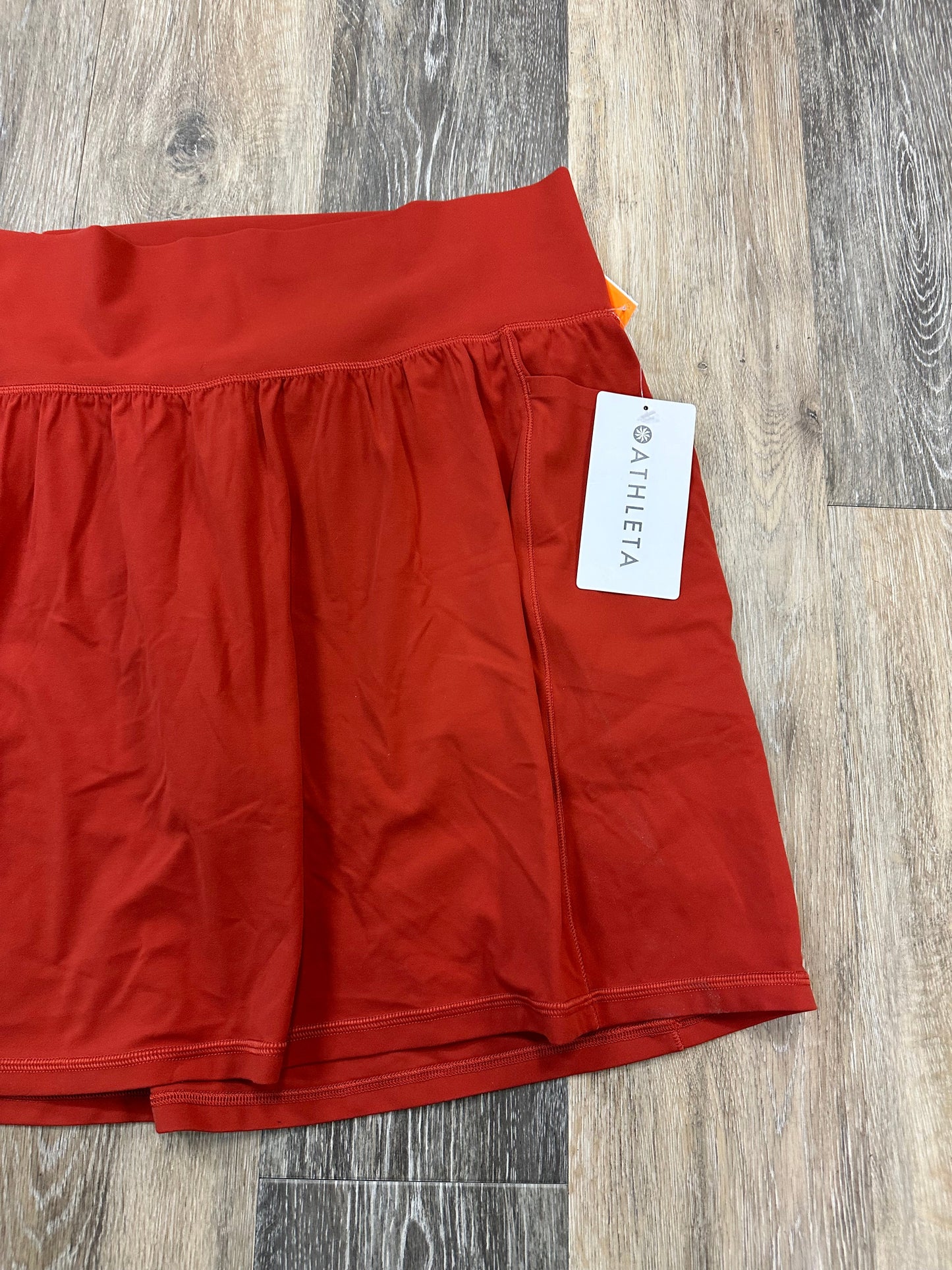 Athletic Skort By Athleta In Red, Size: 1x