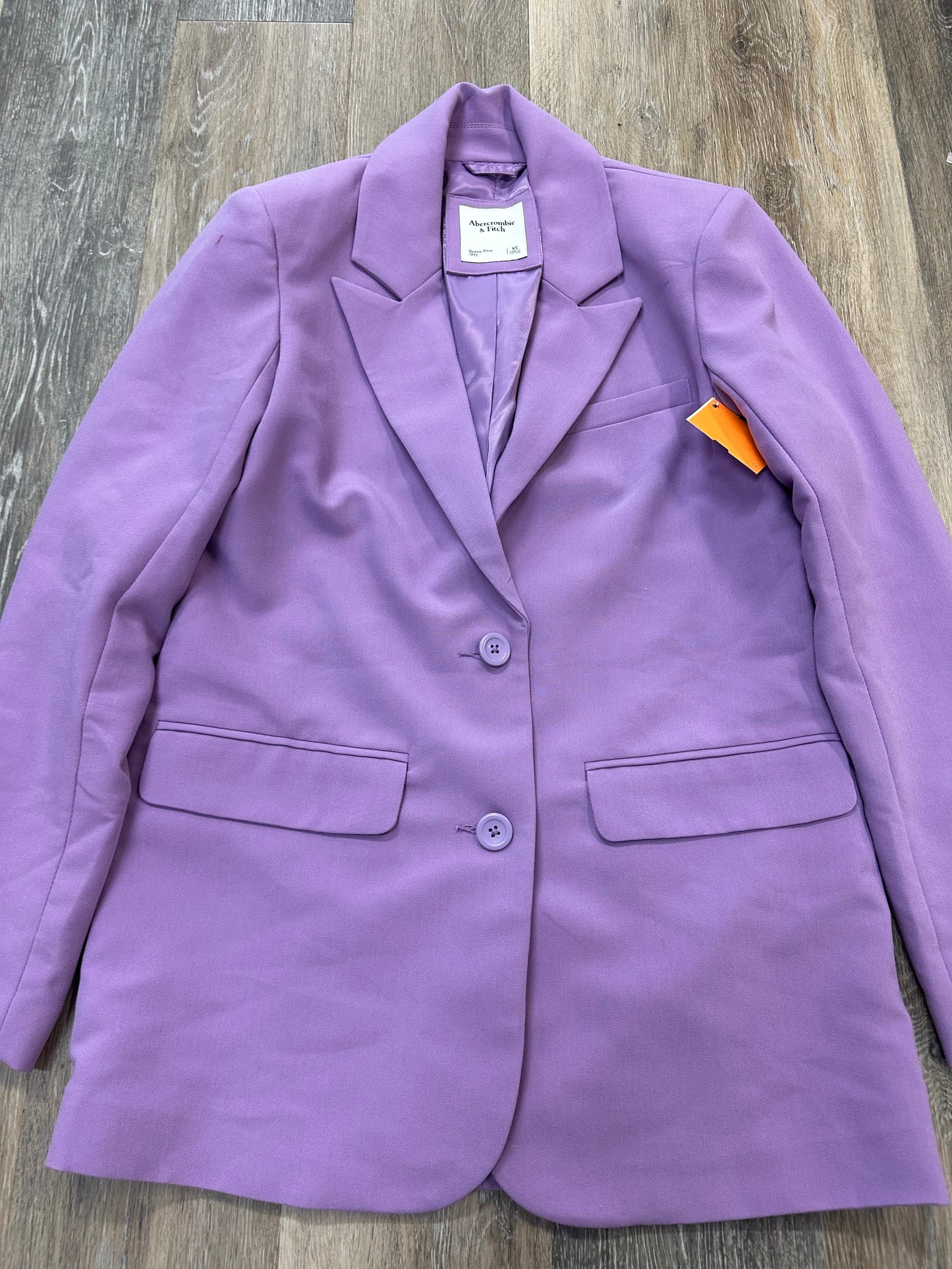 Blazer By Abercrombie And Fitch In Purple, Size: Xs