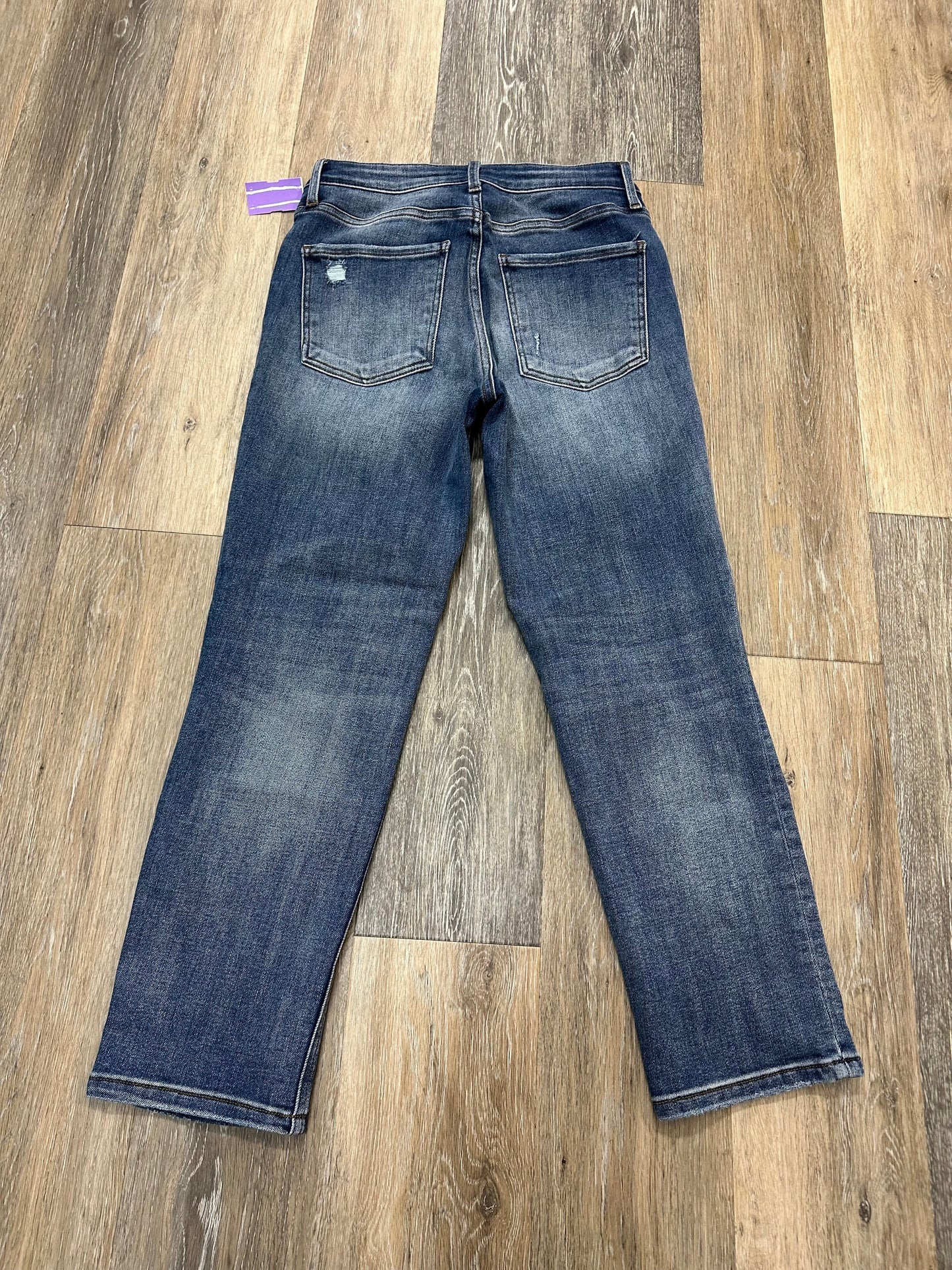 Jeans Straight By Kut In Blue Denim, Size: 4