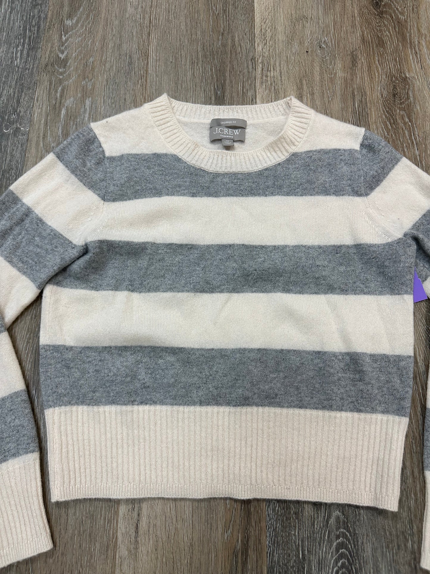 Sweater Cashmere By J. Crew In Striped Pattern, Size: Xs