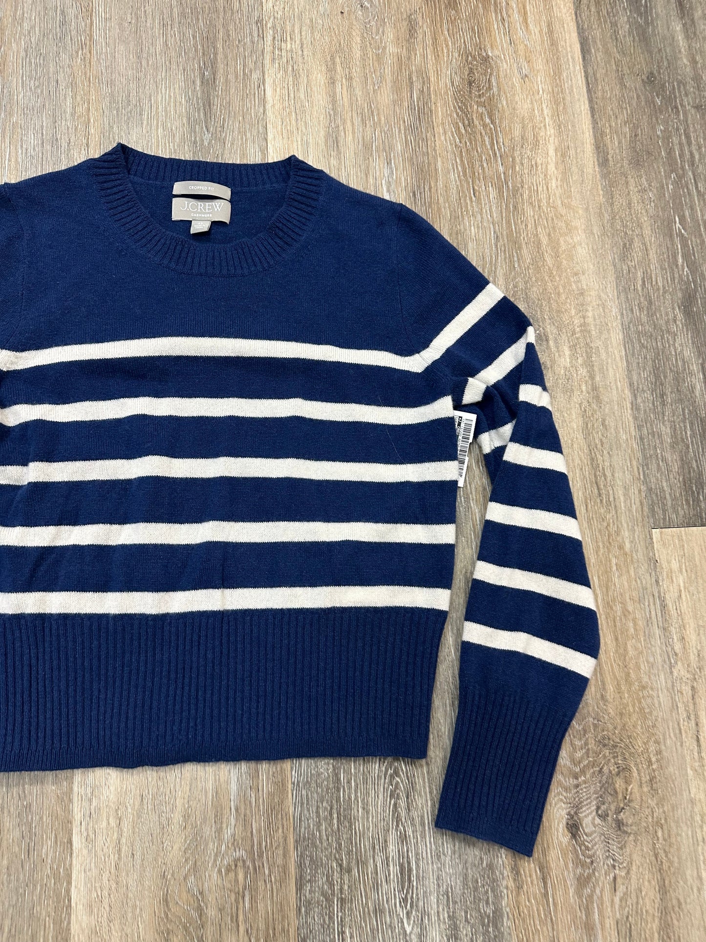 Sweater Cashmere By J. Crew In Blue, Size: Xs