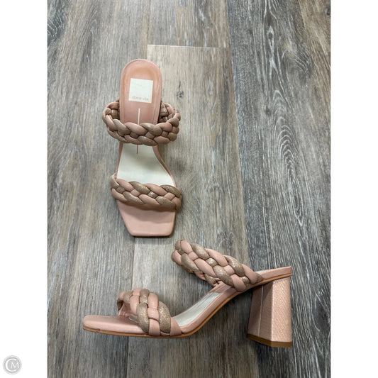 Sandals Heels Block By Dolce Vita In Pink, Size: 7.5