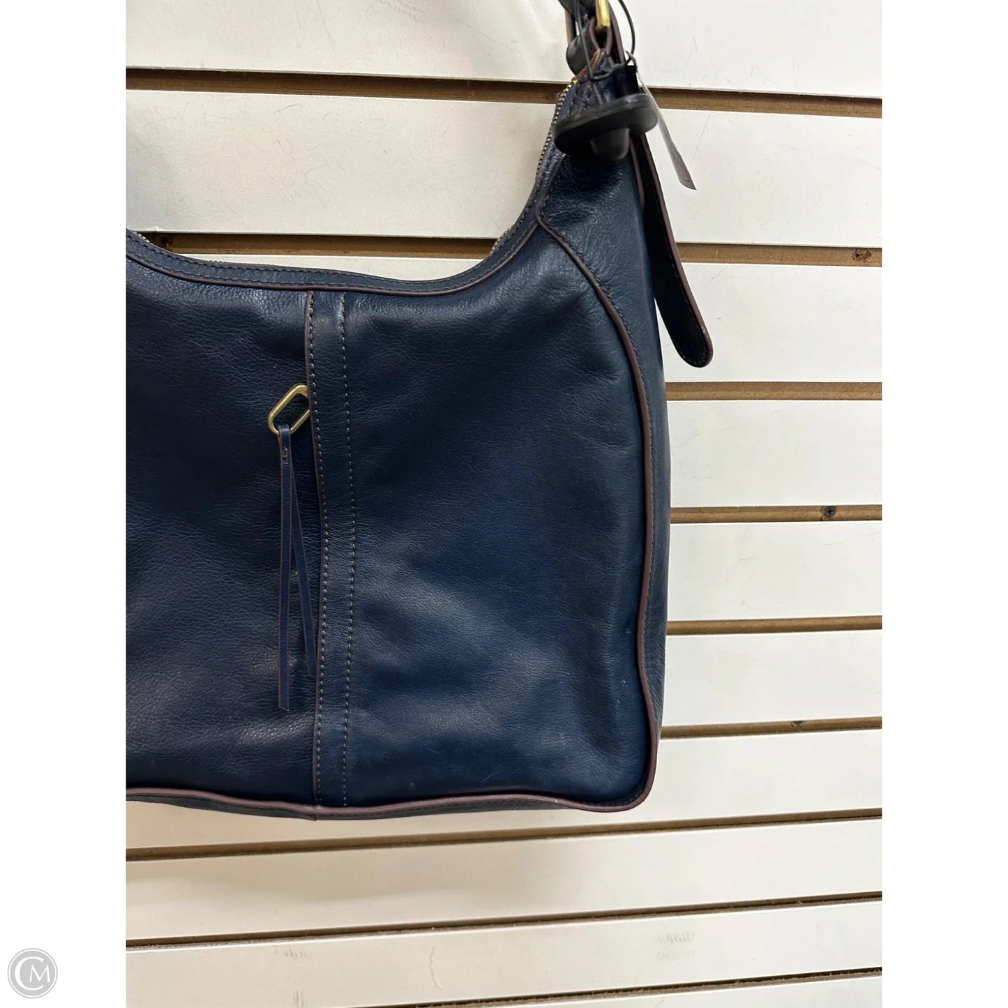 Handbag Leather By Hobo Intl, Size: Large