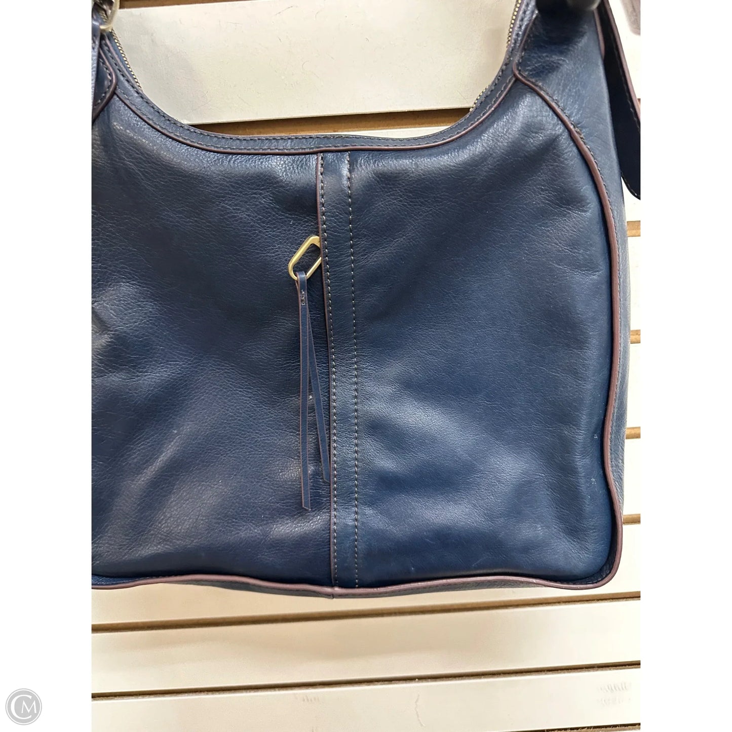 Handbag Leather By Hobo Intl, Size: Large