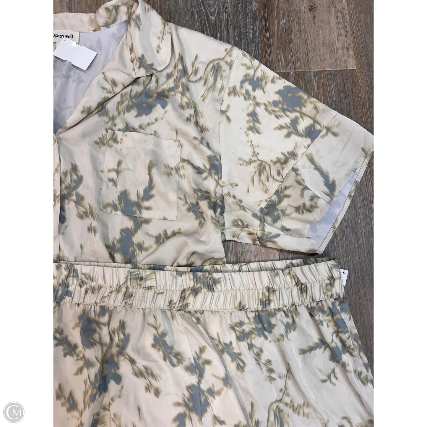 2pc Set By Open Edit In Cream, Size: Xl