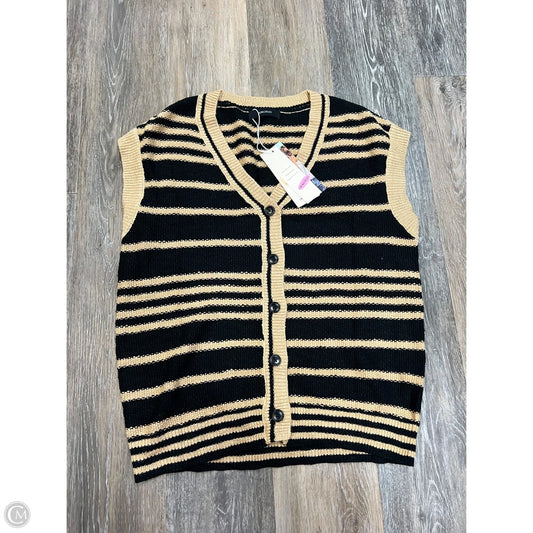 Vest Sweater By Dokotoo In Black, Size: S