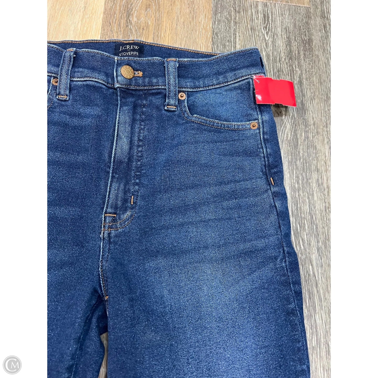 Jeans Straight By J. Crew In Blue Denim, Size: 4/27