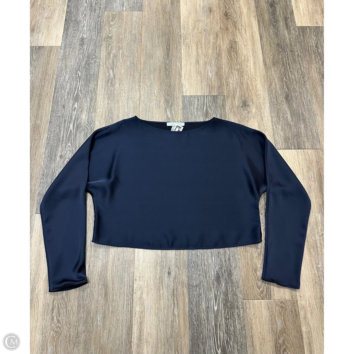 Blouse Long Sleeve By Antonio Melani In Navy, Size: Xs