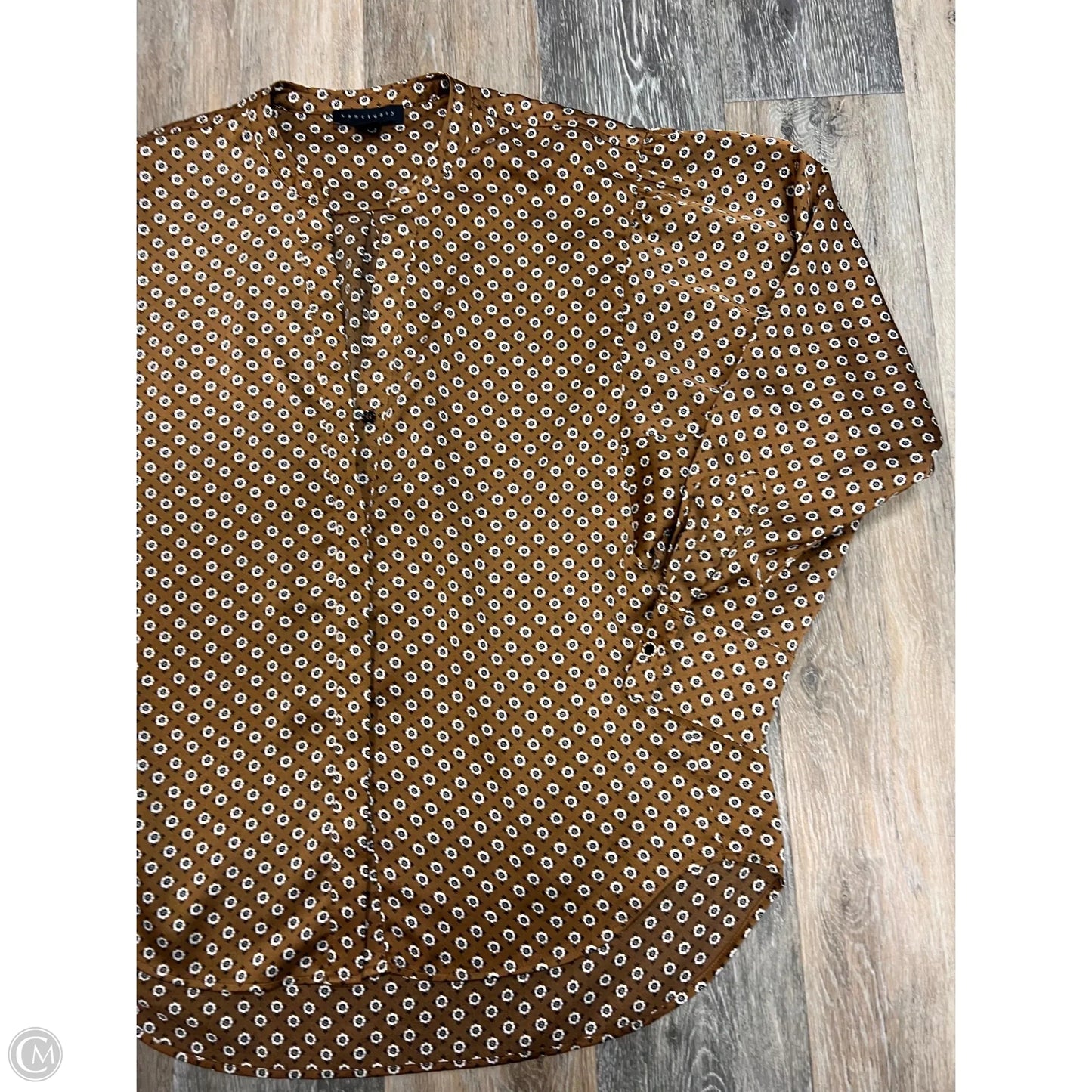 Blouse Long Sleeve By Sanctuary In Bronze, Size: L