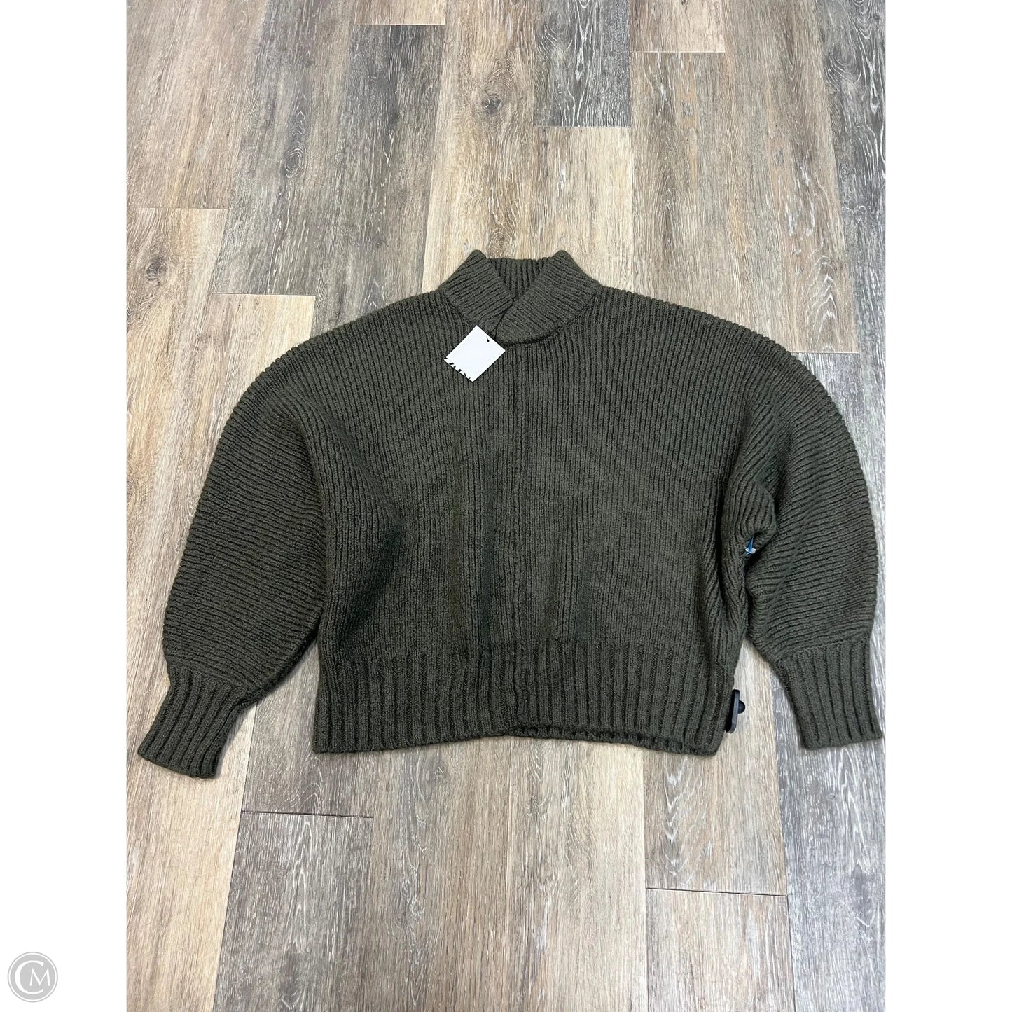 Sweater By Zara In Green, Size: Xl