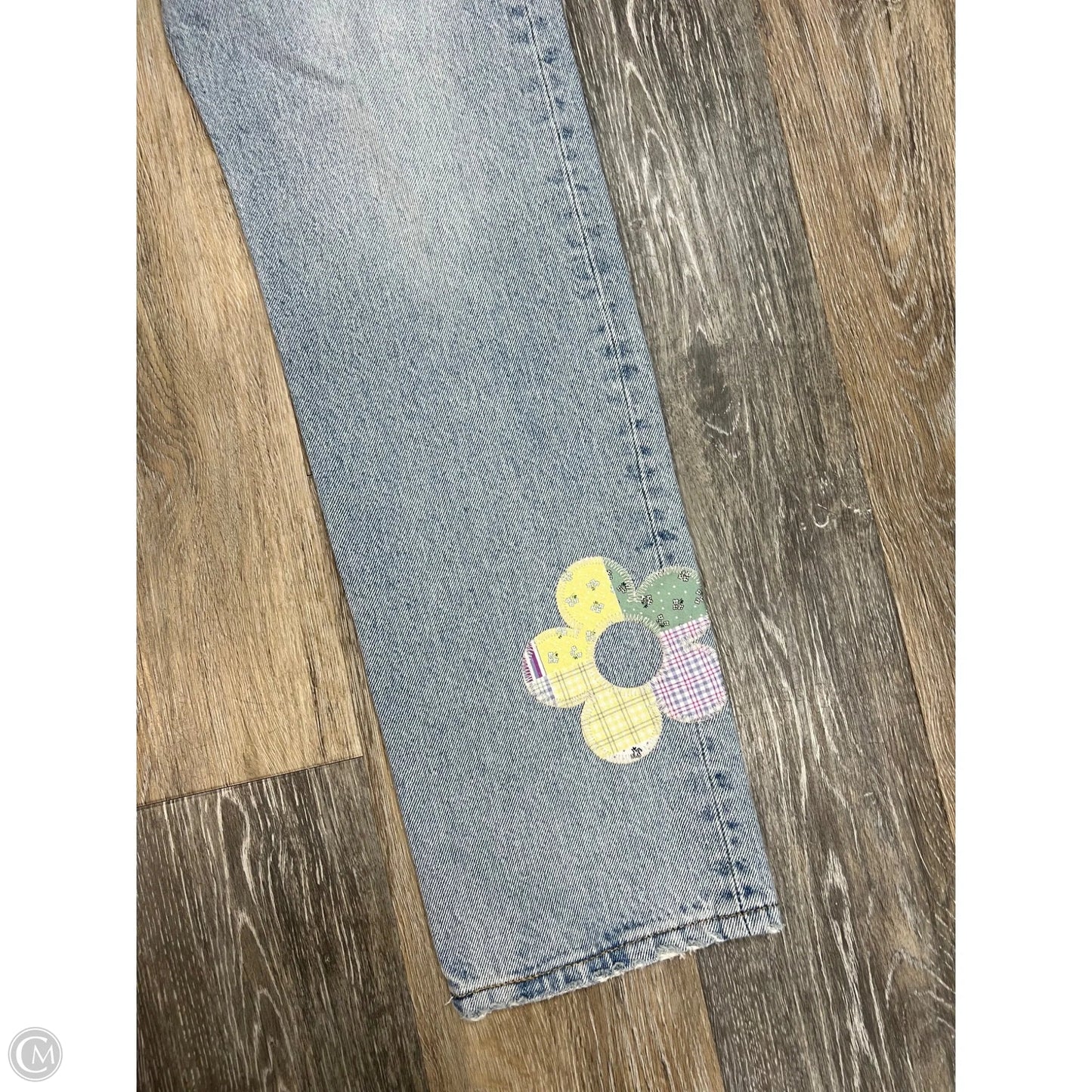 Jeans Straight By Levis In Blue Denim, Size: 1/25