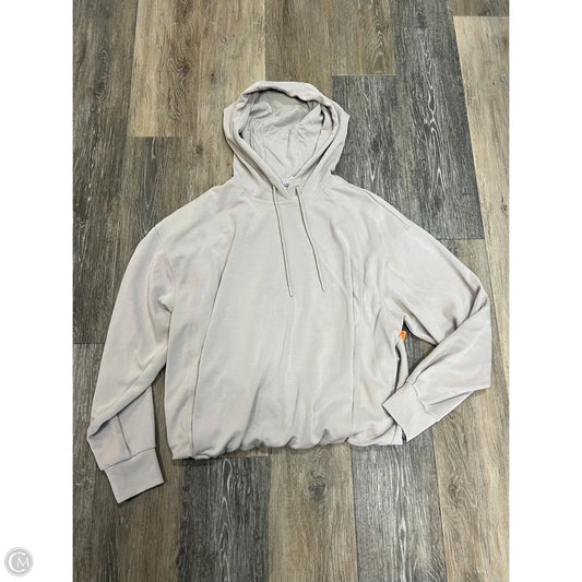 Athletic Sweatshirt Hoodie By Athleta In Cream, Size: S