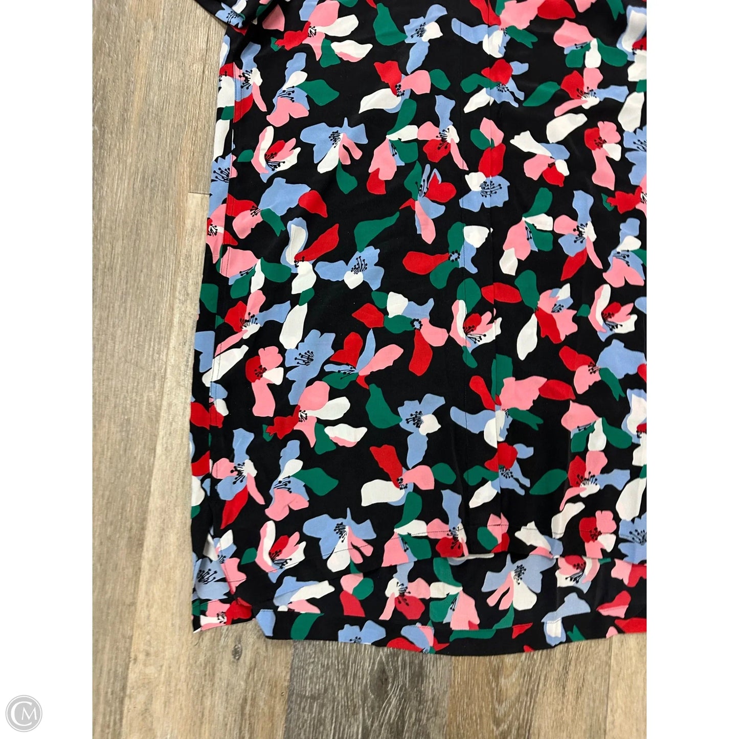 Dress Party Short By Equipment In Floral Print, Size: M