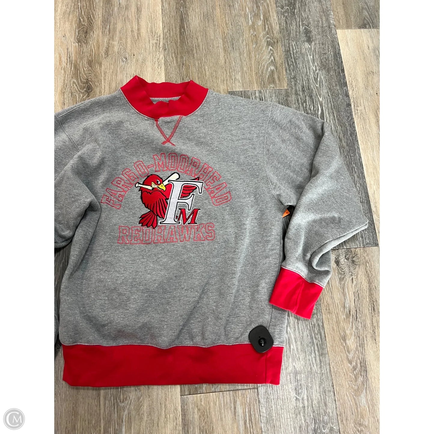 Athletic Sweatshirt Collar By Blue 84 In Grey, Size: S