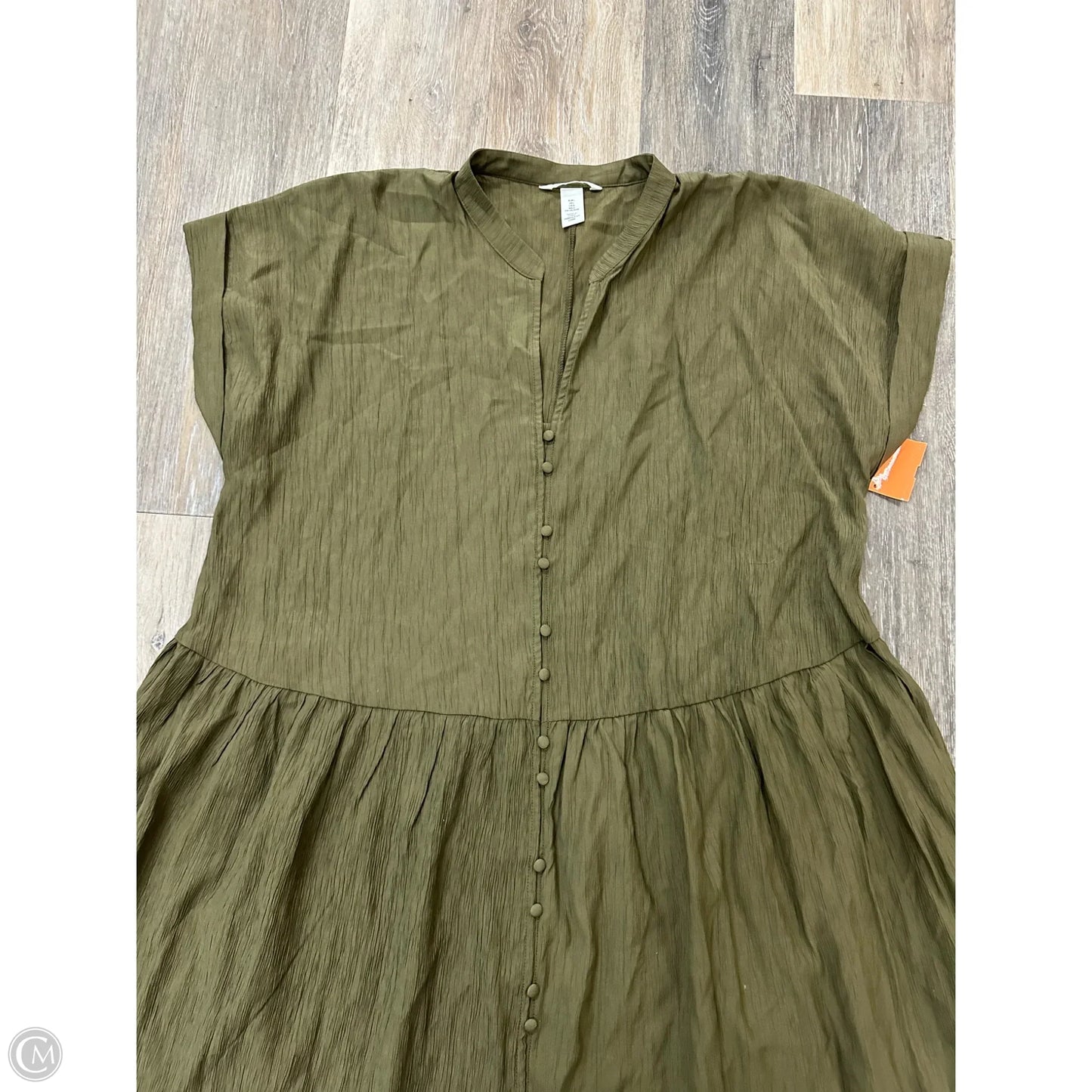 Dress Casual Short By H&m In Green, Size: L