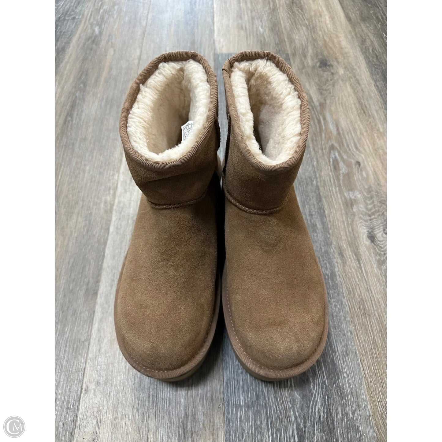 Boots Designer By Ugg In Brown, Size: 10