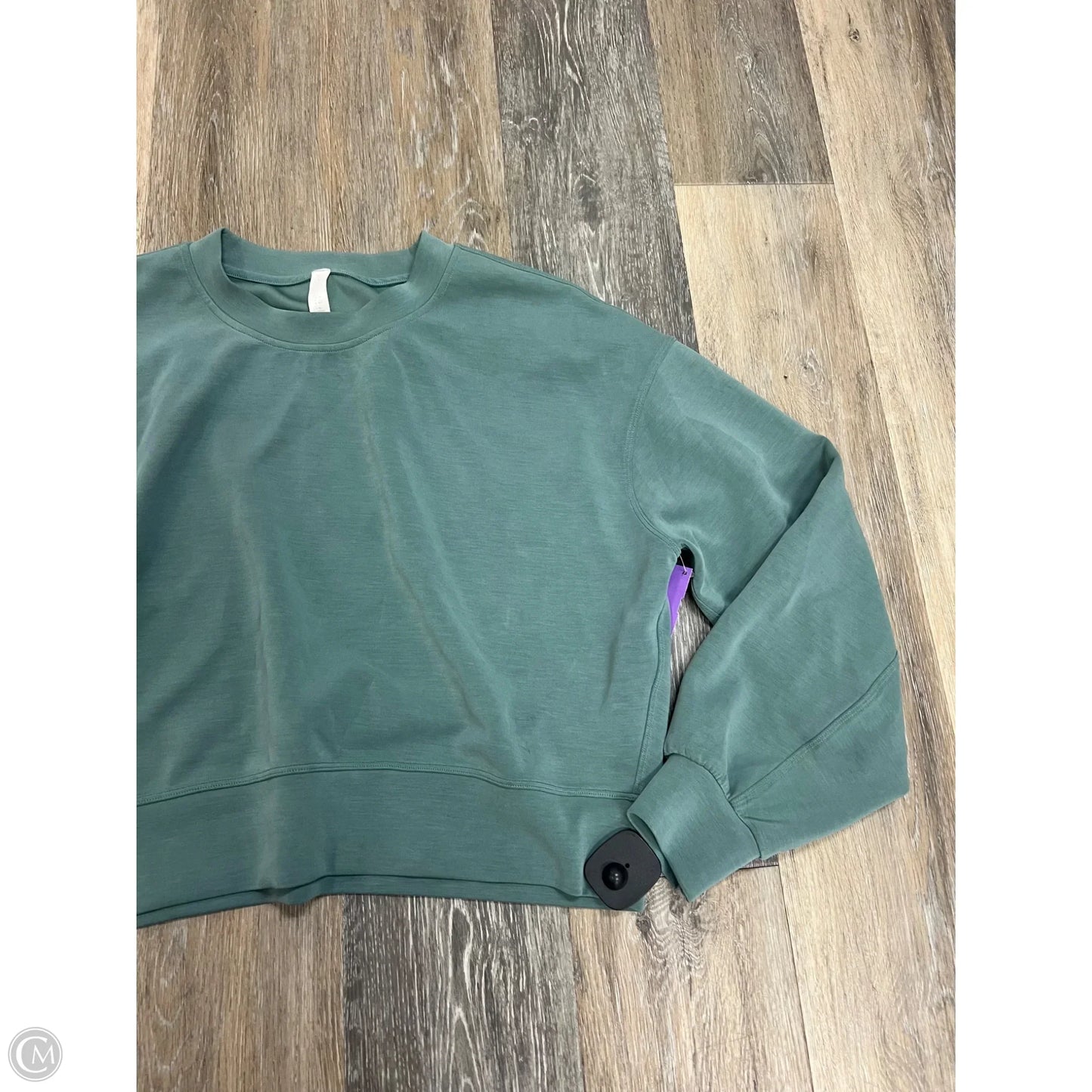 Athletic Sweatshirt Crewneck By Lululemon In Green, Size: 6