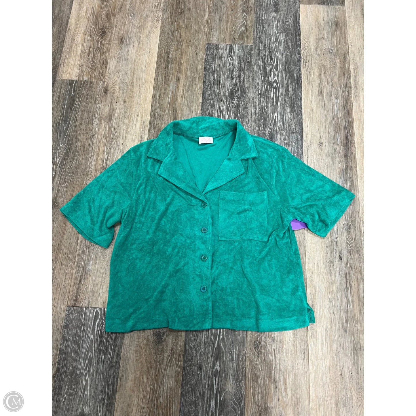 Lounge Set Shorts By Pink Lily In Green, Size: M