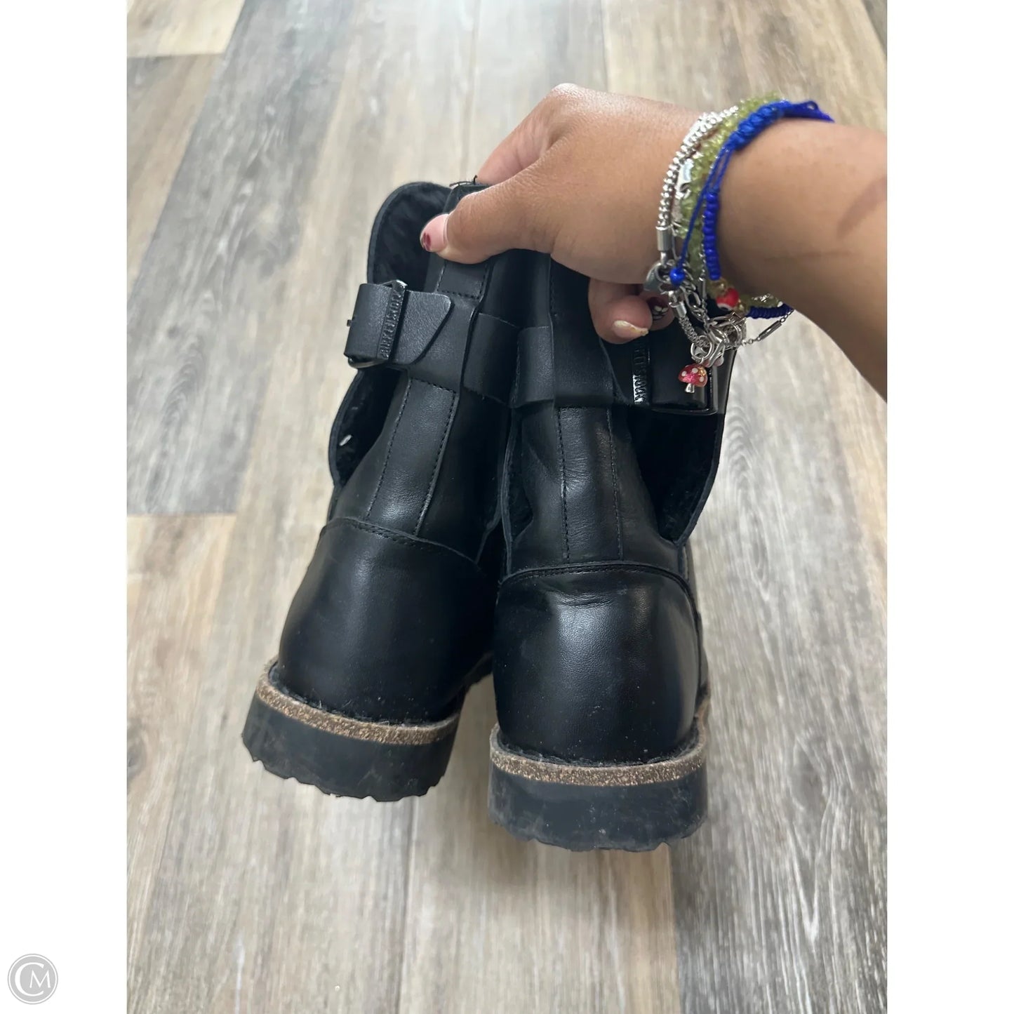 Boots Ankle Flats By Birkenstock In Black, Size: 8