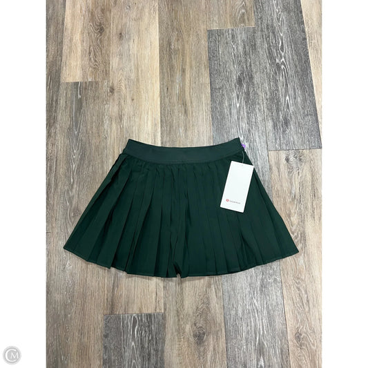 Athletic Skort By Lululemon In Green, Size: 6
