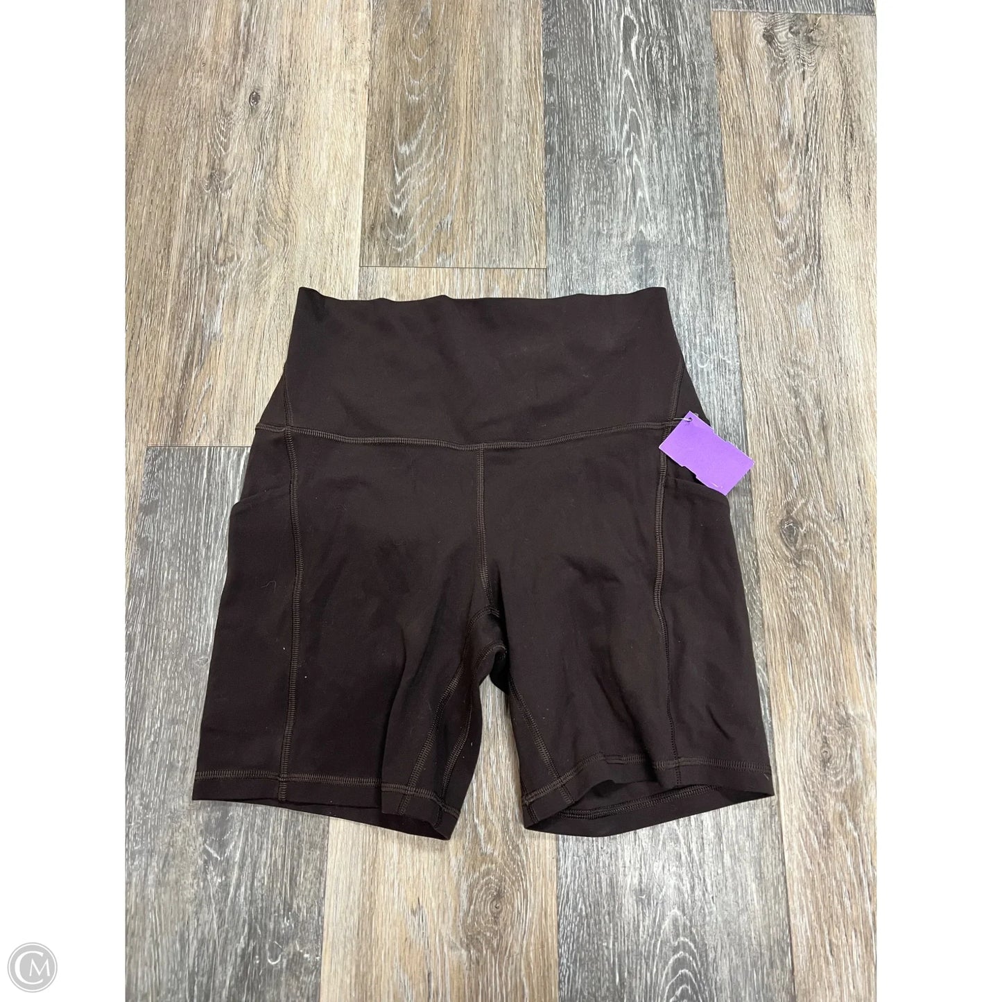 Athletic Shorts By Lululemon In Brown, Size: 6