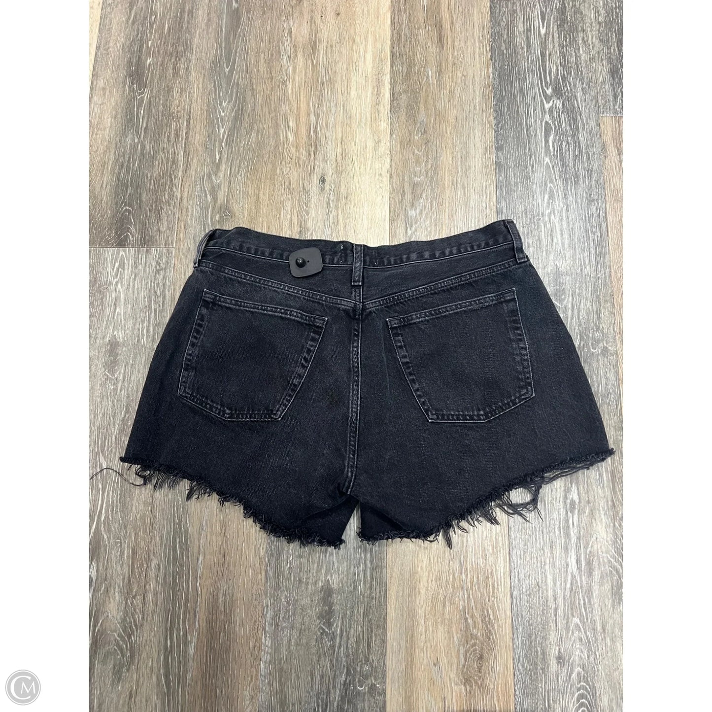 Shorts By Agolde In Black Denim, Size: 12