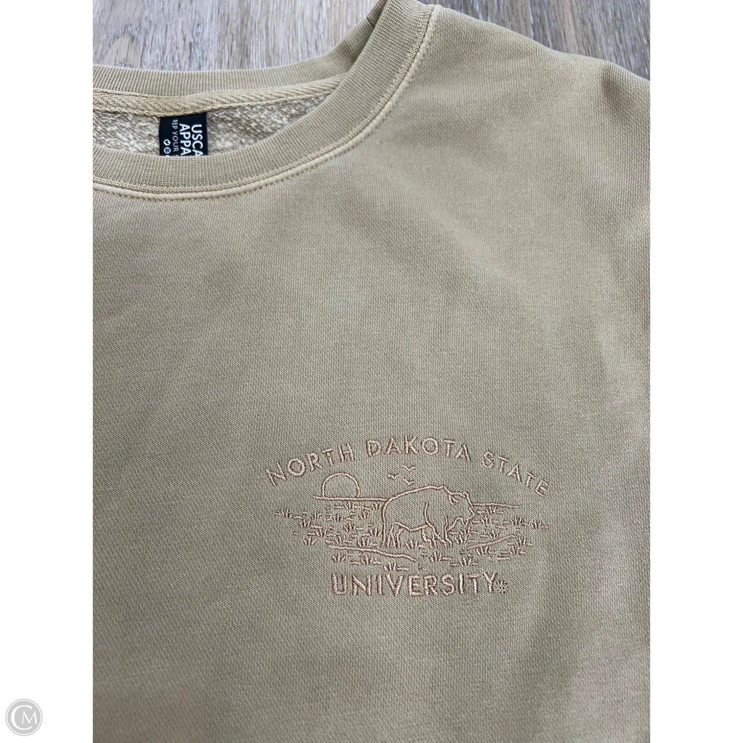 Sweatshirt Crewneck By NDSU In Tan, Size: M