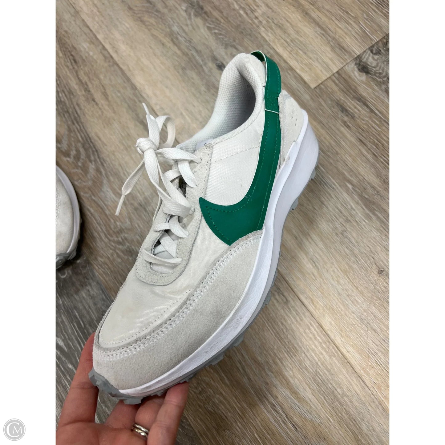 Shoes Athletic By Nike In Green & White, Size: 9.5