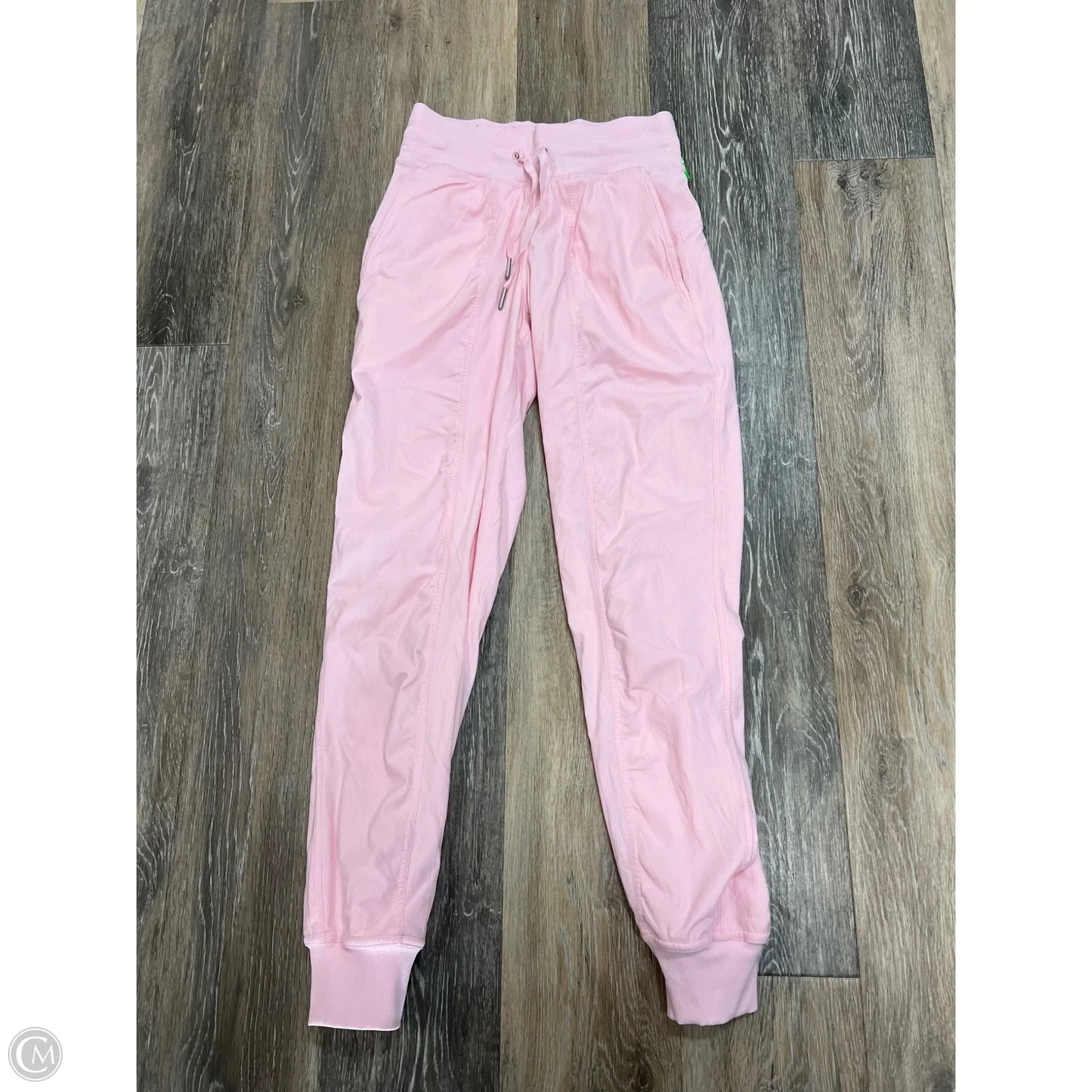 Athletic Pants By Lululemon In Pink, Size: 0