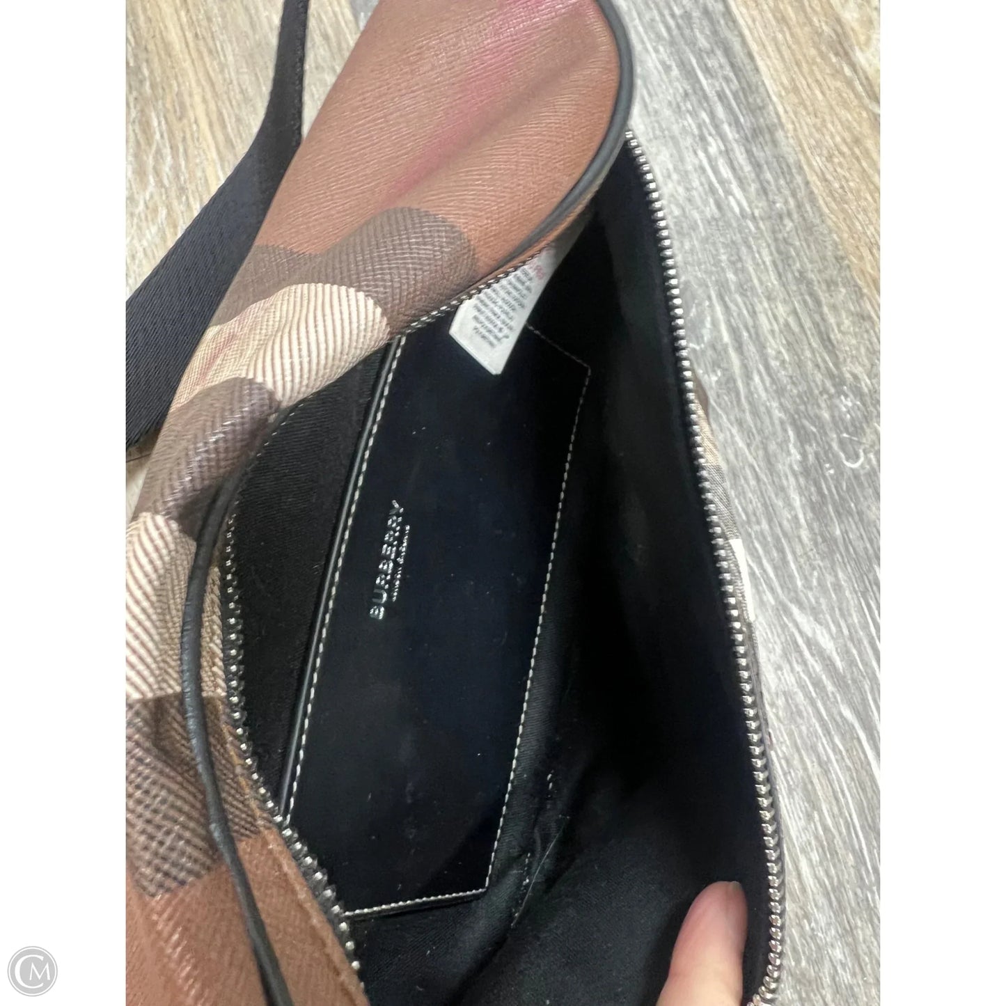Belt Bag Luxury Designer By Burberry, Size: Medium