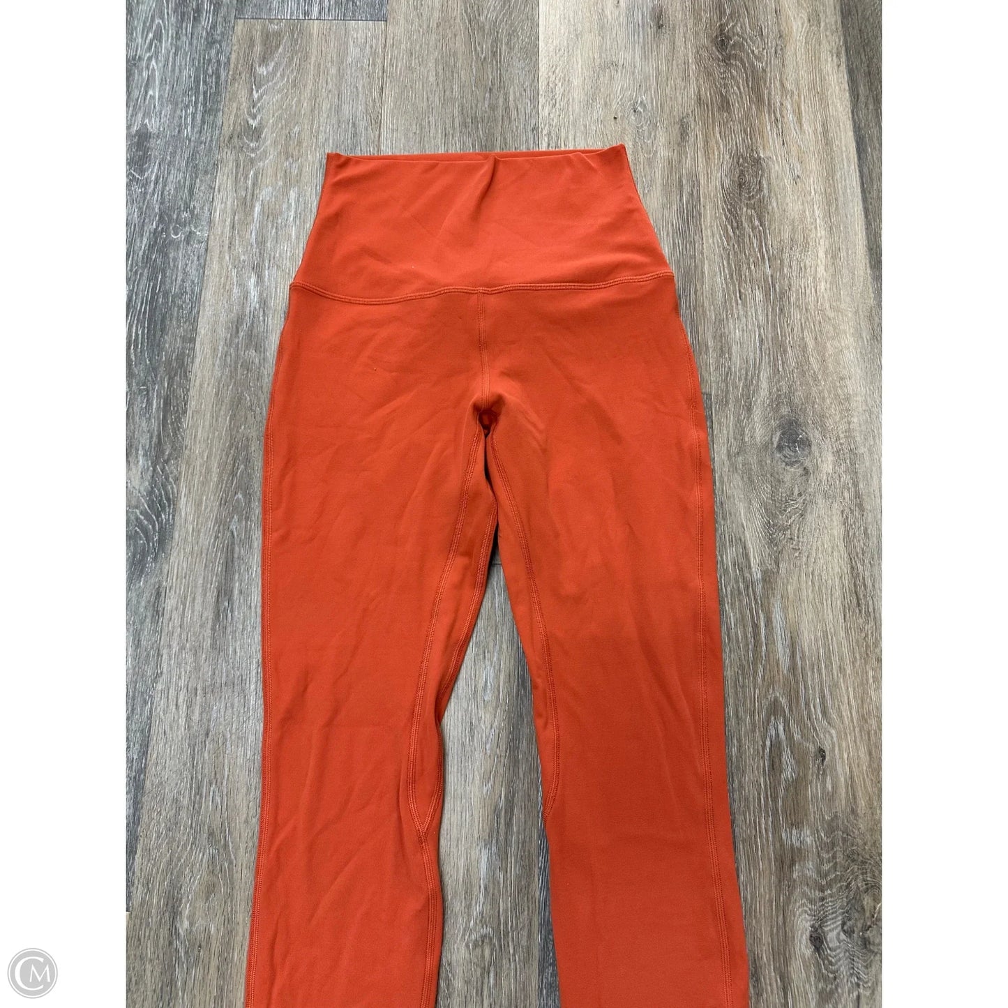Athletic Leggings By Lululemon In Orange, Size: 6