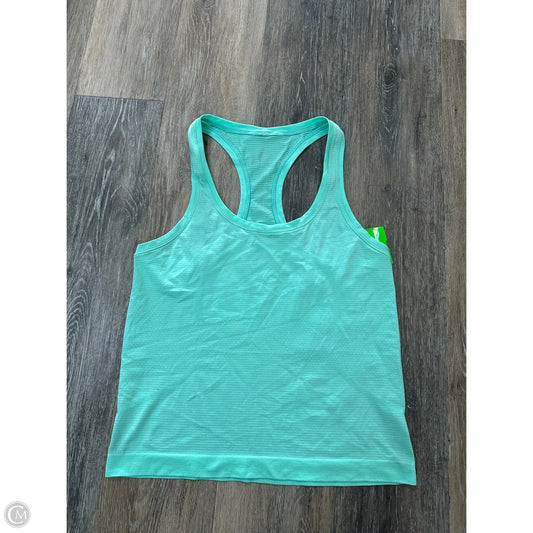 Athletic Tank Top By Lululemon In Green, Size: 6