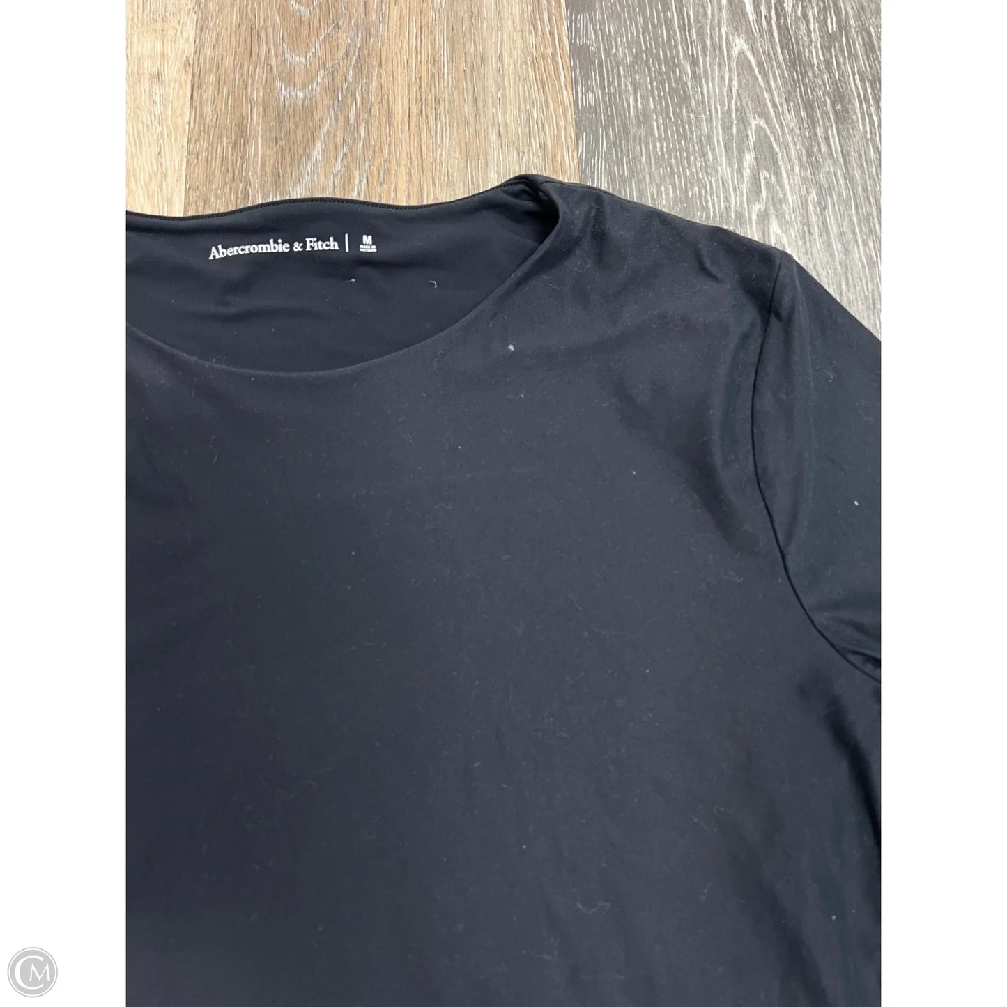 Top Long Sleeve By Abercrombie And Fitch In Black, Size: M
