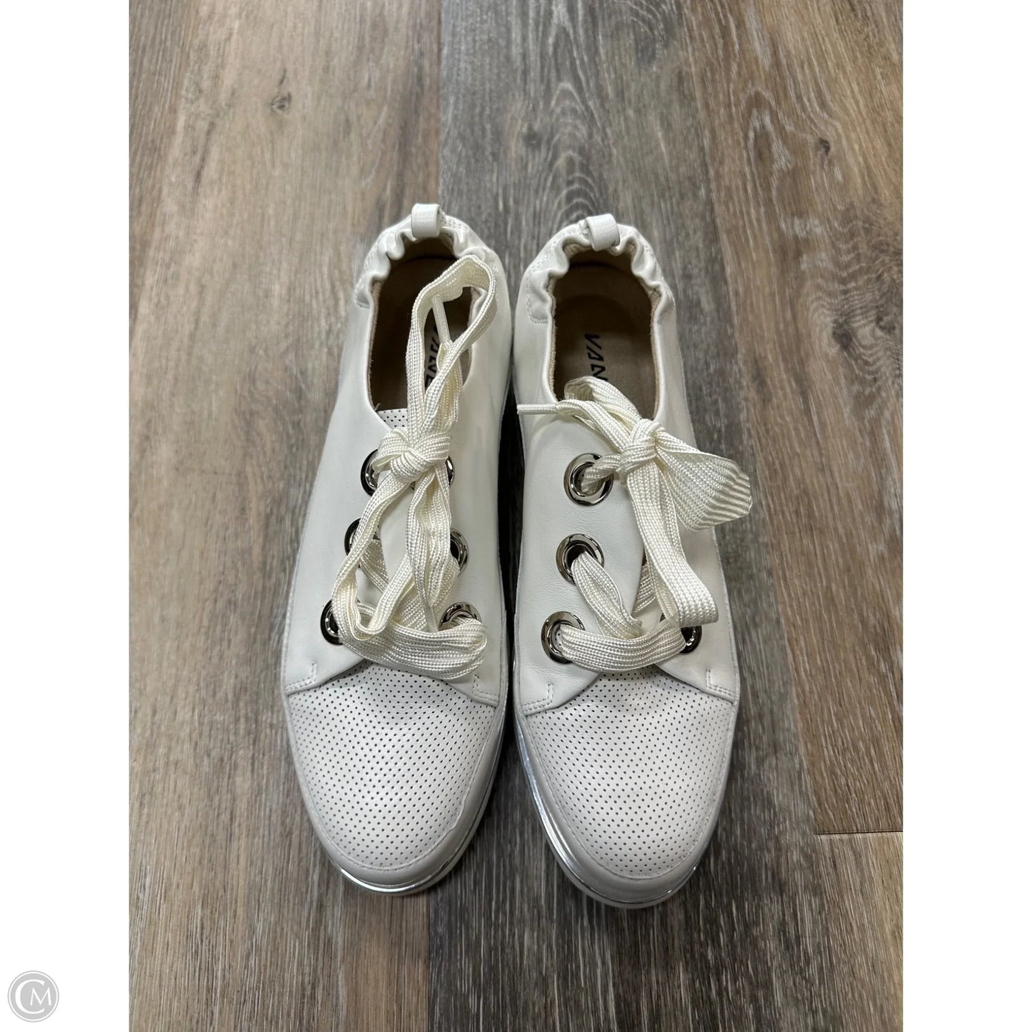 Shoes Sneakers By Vaneli In White, Size: 8
