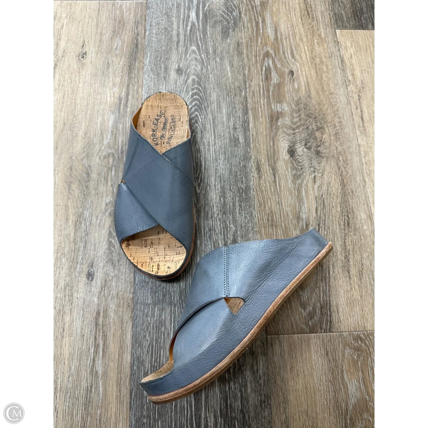 Sandals Flats By Kork Ease In Blue, Size: 7