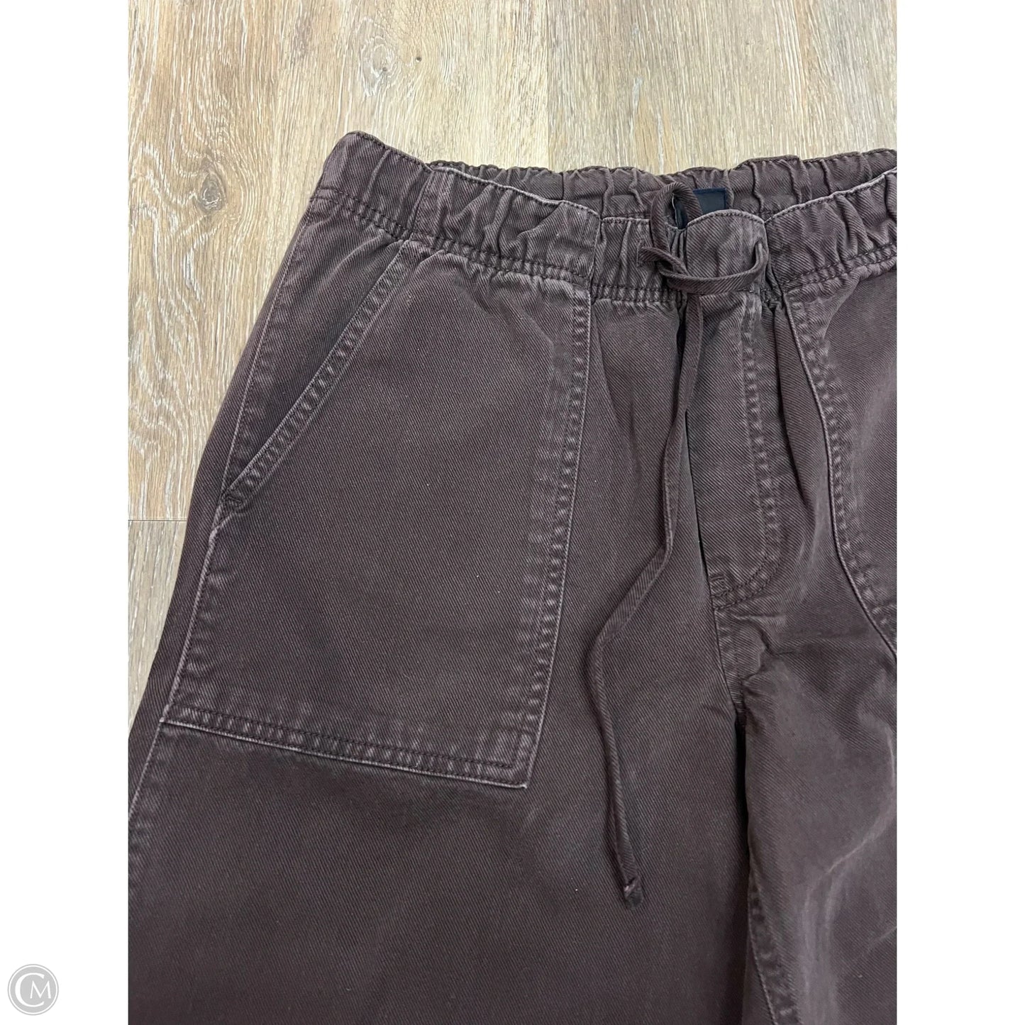 Jeans Wide Leg By Gap In Brown Denim , Size: M